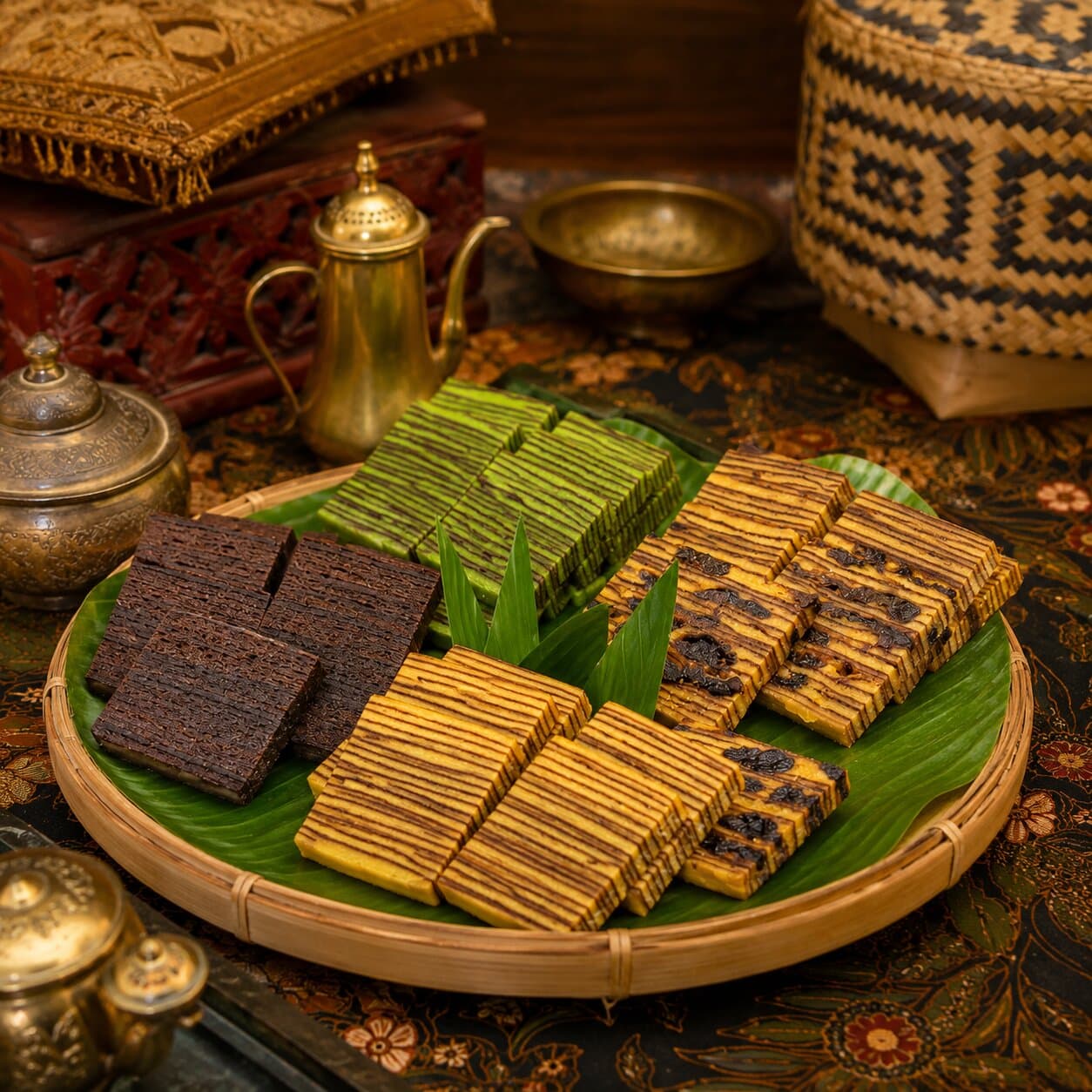 Lapis legit khas Pontianak, dibuat lapis demi lapis dengan kesabaran